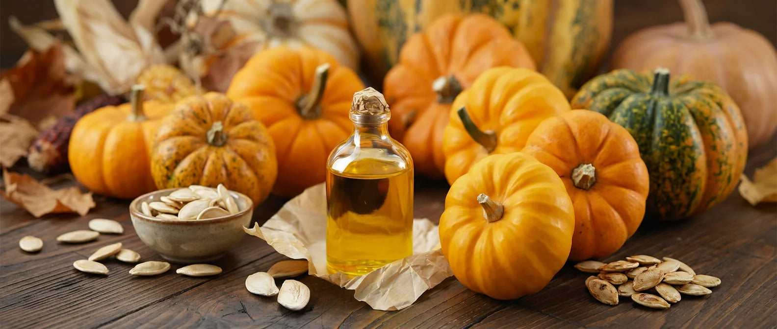 Pumpkin seed oil — mild support for early symptoms
